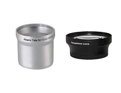 Telephoto Tele Lens + LA-DC52G Tube Bundle For Canon Powershot A570 Canon A590 Is