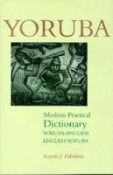 Yoruba-english english-yoruba Modern Practical Dictionary