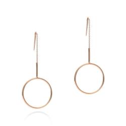 Celestial Pin Earrings - 18KT Rose Gold Vermeil