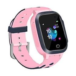 Egfheal Kids Smartwatch S16 1.44-INCH Touch Screen Sos Waterproof Positioning Super-long Standby Smart Children's Telephone Watch Pink