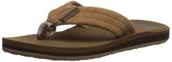 Quiksilver Boys' Carver Suede Youth Sandal Tan-solid 6 39 M Us Big Kid