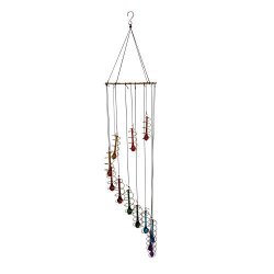 Alpine Colorful Glass Hanging Decor With Beads 36
