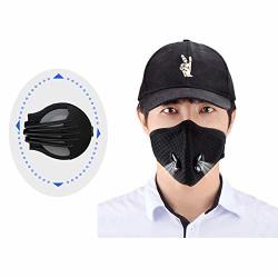 Protective Face Masks Outdoor Anti-dust Washable Reusable Masks Mouth-muffle Windproof For Bicycle Skiing Cycling Camping Travel Black