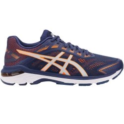 Asics Size 10 GT-2000 7 Mens Running Shoes in Blue & Orange