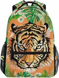 School Bags Computer Backpack Laptop Travel Hiking Camping For Student Girls Boys Woman Men Golf Casual Daypack Jungle Tiger Rucksack