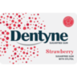 Dentyne Strawberry Flavoured Sugarfree Gum 10 Pack