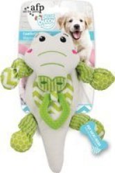 Little Buddy Comforting Gator Dog Toy Green