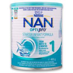 Nestle Nan Opti Pro 1 Starter Infant Formula 400G - From Birth To 6 Months