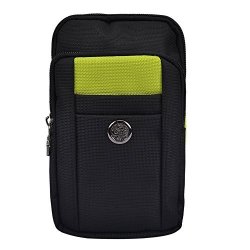 Heavy Duty Nylon Camping Belt Clip Carrying Case Crossbody Bag For Blackberry Motion Aurora Keyone Dtek 50 Dtek 60 Htc U11 U Play U