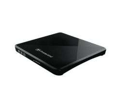 Transcend Extra Slim Portable DVD Writer - Black