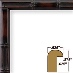 Craig Frames Inc. Craig Frames 8575 24 By 36-INCH Picture Frame Bamboo Composite Finish .625-INCH Wide Brushed Mahogany And Brown