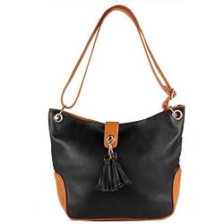 Top Handle Bag - Korjo Women Leather Handbag Purse Satchel Shoulder Tote Bags Designer Large Capacity For Women Laptop