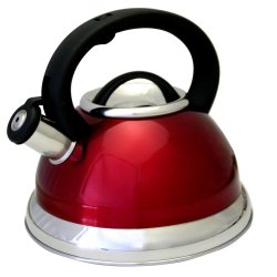 Condere Metalic Whistling Kettle 3L - Red