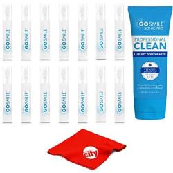 Go Smile GS134 Super White Teeth Whitening System Snap Pack Kit 14 With Microfiber Cloth
