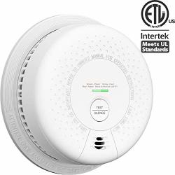 X-Sense Smoke Detector And Carbon Monoxide Detector Alarm Compliant With Ul 217 & Ul 2034 Standards 10-YEAR Sealed Battery Operated With Silence Button & LED Indicator Auto-check SC03