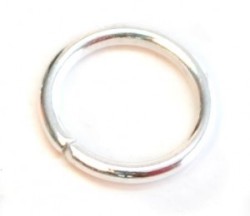 Silver Tone- Jump Rings - 1.4x16mm- Sold Per Packet -10pc