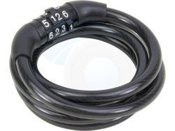 Essential Bicycle Spiral Combination Lock - Fixed Code