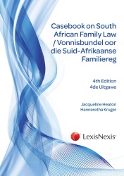 Casebook On Sa Family Law Paperback 4th