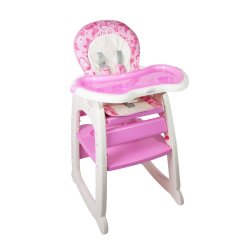 Mamakids 2-IN-1 Feeding Chair - Pink