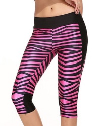 Cropped Leggings - Pink Spice