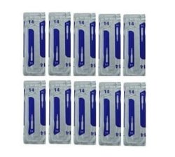 Pack Of 10 X 14 Dermaplaning Blades