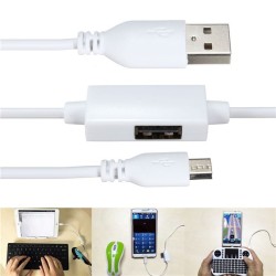 Usb 2.0 To Micro Usb With Usb Otg Adapter Converter Charging Sync Data Cable