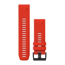 Garmin QuickFit 22mm Flame Red Silicone Band