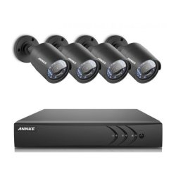 Annke 8CH 5 In 1 Dvr +4 Bullet Cam + Psu & Cable