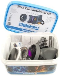 Sundstrom H10-0017 Silica Dust Respirator Kit With Sr 90-3 S m Tpe Half Mask P100 HE Particulate Filter And Prefilters