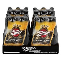 Miller Genuine Draft Beer 330ML X 24