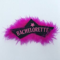 Bachelorette Feather Badges