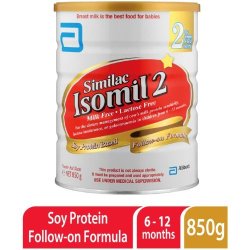 Similac Isomil Stage 2 Soy Protein Based Infant Formula 6-12 Months 850G