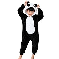 Amurleopard Kids Animal Pajamas One-piece Cosplay Sleepwear Onesies Pajamas Nightwear Panda M