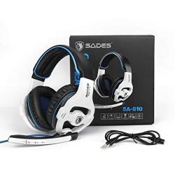 PC PS4 Xbox One Gaming Headsets Sades 810W 3.5MM Over The Ear Gaming Headphones With MIC Volume Control