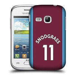Official West Ham United Fc Robert Snodgrass 2017 18 Players Home Kit Group 2 Hard Back Case For Samsung Galaxy Young S6310
