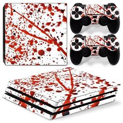 Fypro Skin Sticker Cover For PS4 Pro Playstation 4 Console + Controller Decal