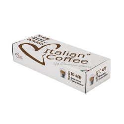 Nespresso Italian Coffee Intenso Compatible Coffee Capsules - 20