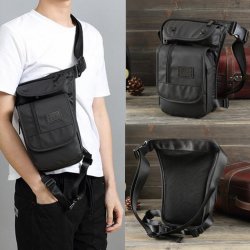 Naladoo Waterproof Waist Bag Crossbody Shoulder Bag Rainbow Chest Bag Fanny Pack Sport Bum Bag