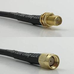 50 Feet RFC240 KSR240 Rp-sma Female To Rp-sma Male Pigtail Jumper Rf Coaxial Cable 50OHM Quick Usa Shipping