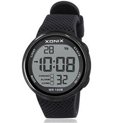 Xonix Women Sports Watch Digital Mineral Glass WR100M Swimming Watch LED Light Multi Function Diving Outdoor Wristwatch 2