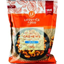LIFESTYLE FOOD Nuts 750G Cashews Salted