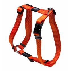 Rogz Utility Reflective H-harness - Fanbelt Large Orange
