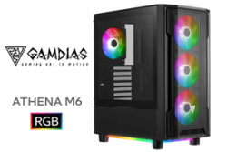 Gamdias Athena M6 Gaming Case Black