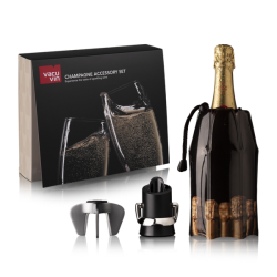 Vacuvin Vacu Vin Champagne Accessory 3 Piece Gift Set
