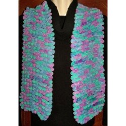 Pa:scrvs:u -cosy Beautiful Handknitted Scarf- Colours As Per Scanned Image 20