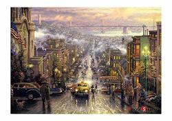 Puzzlelife San Francisco 1000 Piece - Large Format Jigsaw Puzzle. Can Be Enjoyed Puzzle Game By All Generation. Beautiful Decoration Pleasant Play.