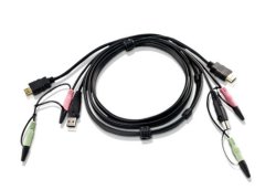 Aten 1.8M USB HDMI Kvm Cable With Audio