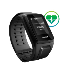 TomTom Spark Cardio Gps Fitness Watch - Large - Black