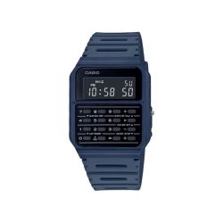 Casio Databank Blue Resin Band Men's Calculator Watch CA-53WF-2BDF