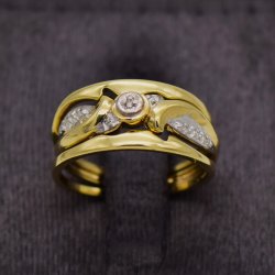 9CT Yellow Gold Wedding Tripset Rings